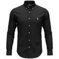 Camisa Ralph Lauren Masculina Algodão Seco Preta Pony Branco