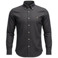 Camisa Ralph Lauren Masculina Oxford Preta Pony Colorido