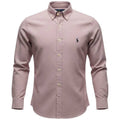 Camisa Ralph Lauren Masculina Oxford Clássico Bordô Pony Preto
