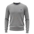 Suéter Ralph Lauren Masculino Cinza Puro Algodão Pony Marinho