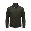 Jaqueta Sarja Ralph Lauren Masculina Inverno Rigoroso Verde Exército com Pony Cinzento