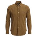 Camisa Ralph Lauren Masculina Micro Xadrez Caramelo Pony Roxo