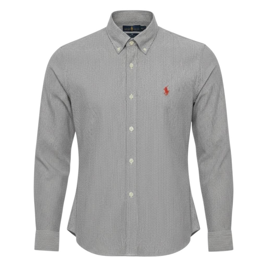 Camisa Ralph Lauren Masculina Listras América Pony Vermelho