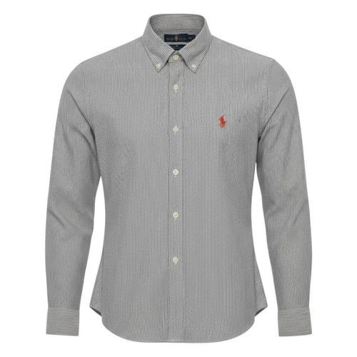 Camisa Ralph Lauren Masculina Listras América Pony Vermelho