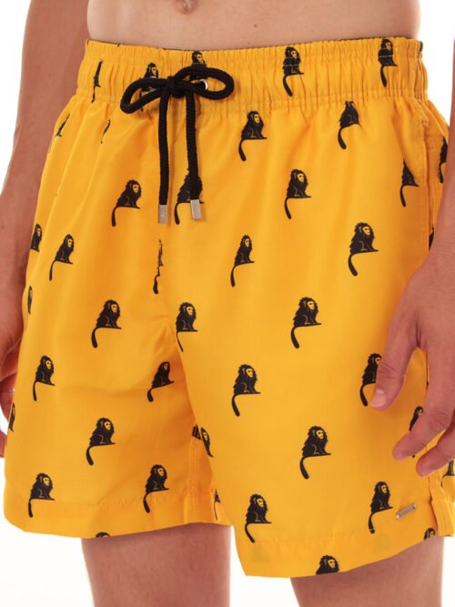Shorts Desporto Masculino Estampa Mico Leão