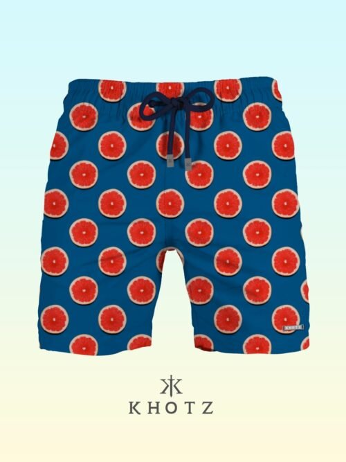 Shorts Desporto Masculino com Estampa Tangerina