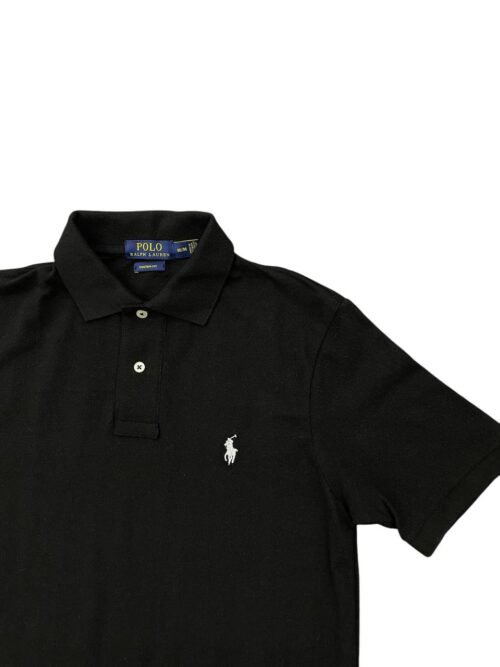 Polo Ralph Lauren Masculina Preta Pony Branco