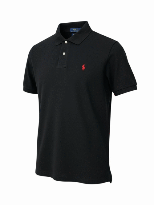 Polo Ralph Lauren Masculina Preta Pony Vermelho