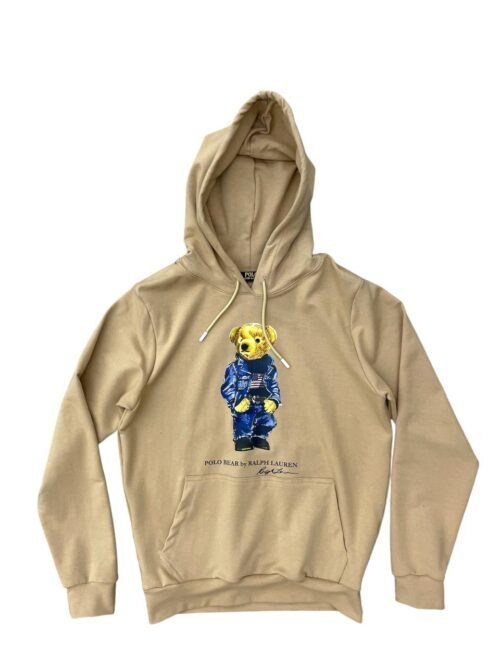 Moletom Ralph Lauren Masculino Bege Modelo Bear