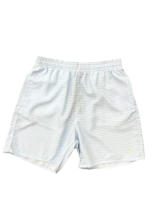 Shorts Praia King Joe Masculino Azul Celeste Listras