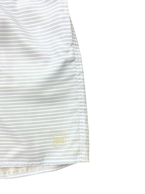 Shorts Praia King Joe Masculino Azul Celeste Listras