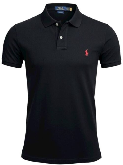 Polo Ralph Lauren Masculina Preta Pony Vermelho