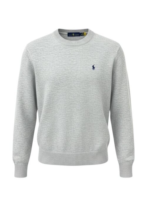 Suéter Ralph Lauren Masculino Cinza Pony Marinho