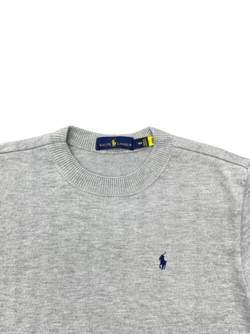 Suéter Ralph Lauren Masculino Cinza Pony Marinho