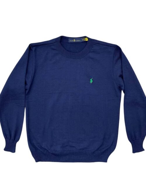 Suéter Ralph Lauren Masculino Azul Marinho Pony Esmeralda