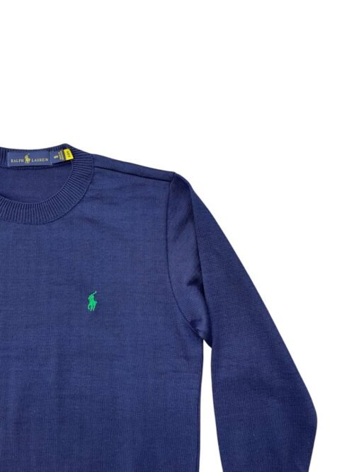 Suéter Ralph Lauren Masculino Azul Marinho Pony Esmeralda