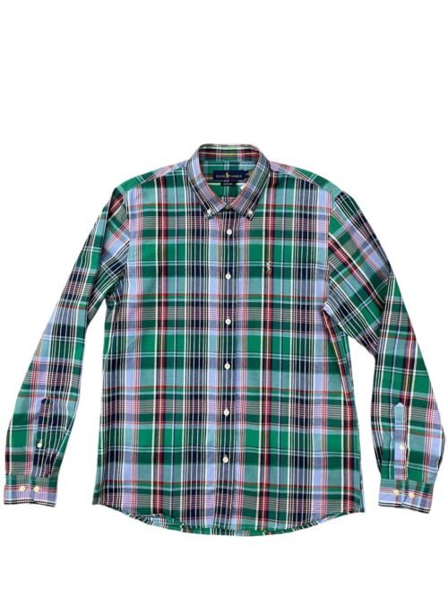 Camisa Ralph Lauren Masculina Xadrez Americano Pony Colorido ( Várias Cores)
