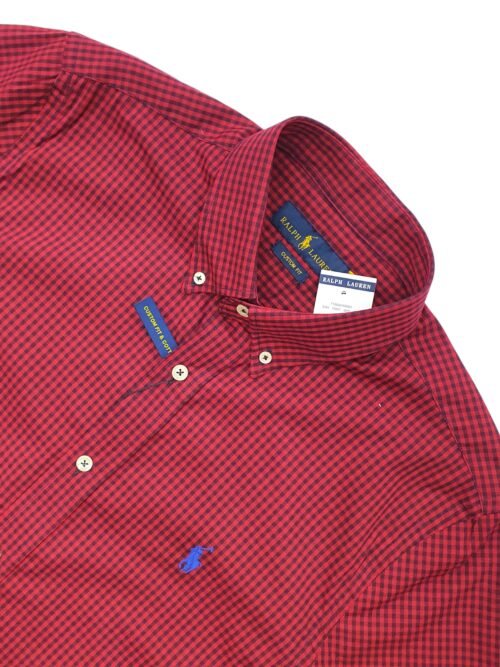 camisa-ralph-lauren-bordo-masculina-micro-xadrez-escuro