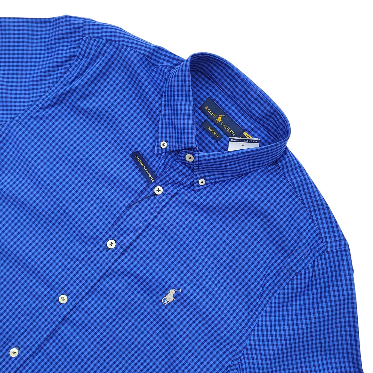 camisa-ralph-lauren-azul-masculina-micro-xadrez-azul