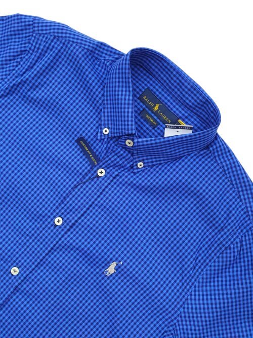 camisa-ralph-lauren-azul-masculina-micro-xadrez-azul