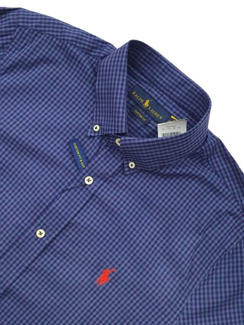 camisa-ralph-lauren-azul-masculina-micro-xadrez-escuro