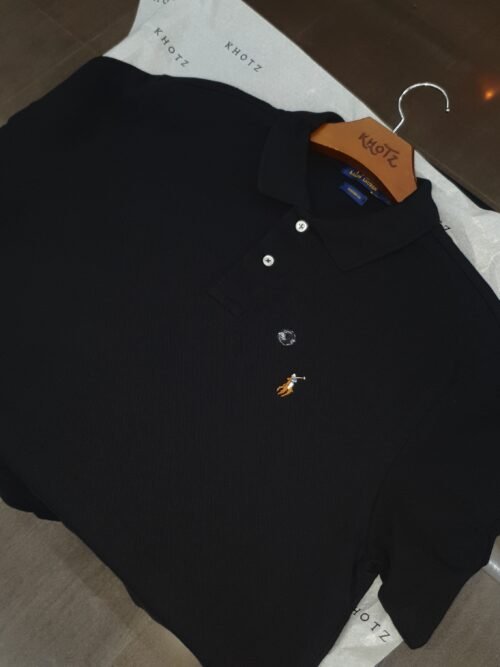 Polo Ralph Lauren Masculina Preta Pony Colorido