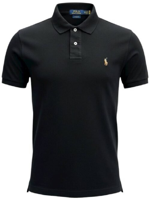 Polo Ralph Lauren Masculina Preta Pony Colorido