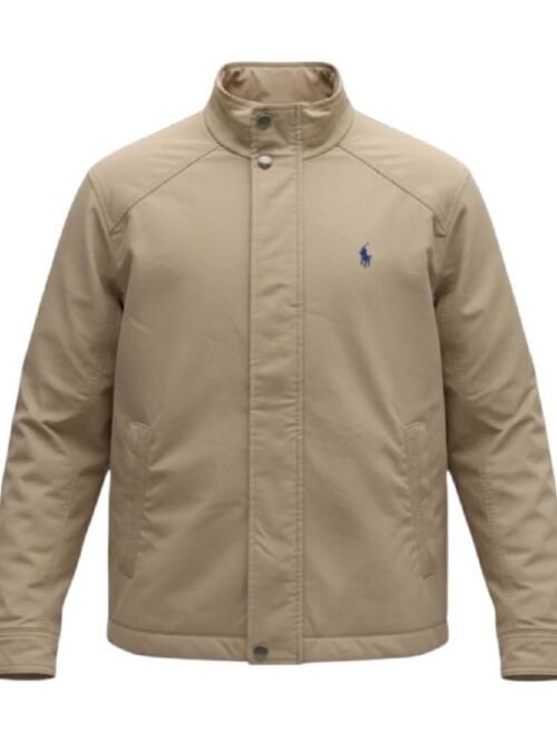 Jaqueta Sarja Ralph Lauren Masculina Inverno Rigoroso Caramelo com Pony Marinho