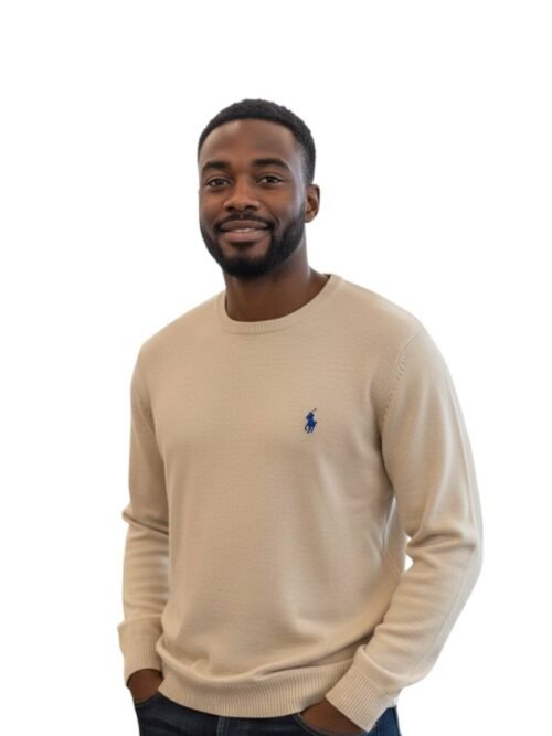 Suéter Ralph Lauren Masculino Areia Pony Azul