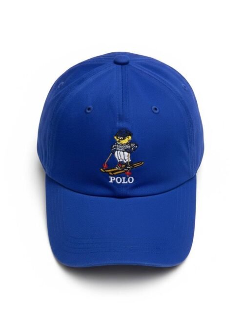 Boné Ralph Lauren Azul Royal Urso Americano Polo Bear
