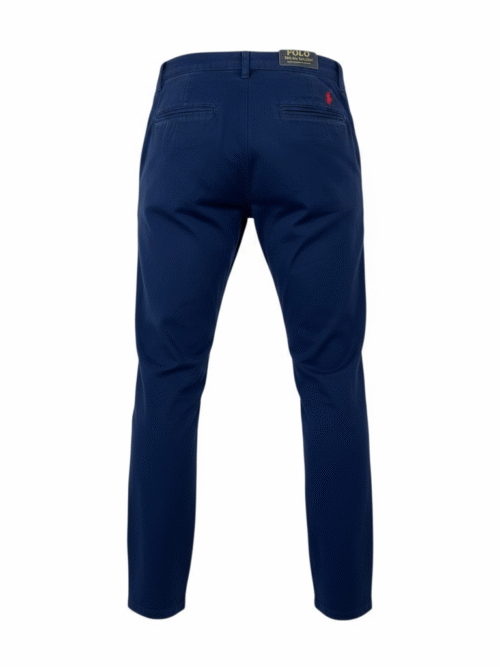Calça Sarja Ralph Lauren Masculina Clássica Americana – Marinho com Pony Vermelho