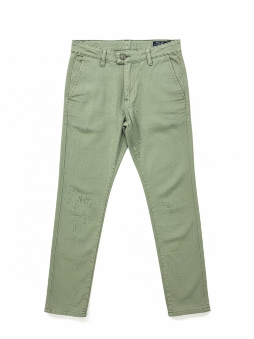 Calça Linho Ralph Lauren Masculina cor Verde Oliva e Pony Monocromático