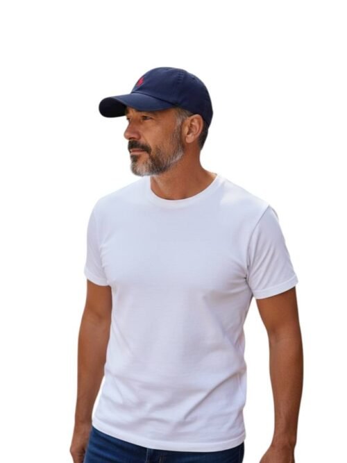 Boné Ralph Lauren Marinho Clássico Pony Vermelho