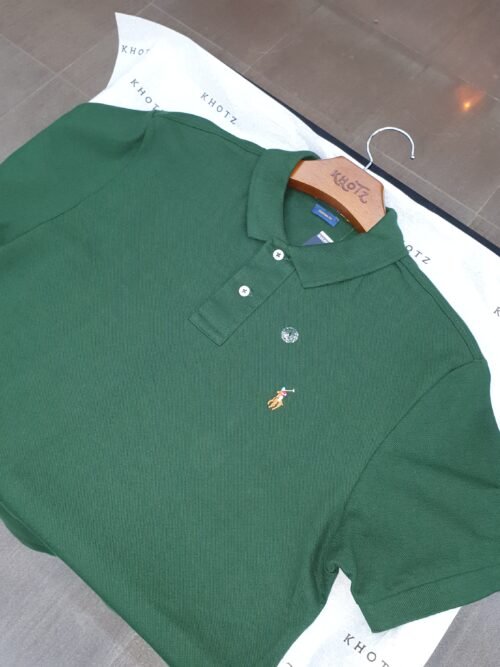 Polo Ralph Lauren Masculina Verde Floresta Pony Colorido