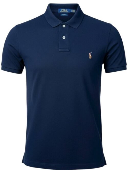 Polo Ralph Lauren Masculina Marinho Pony Colorido
