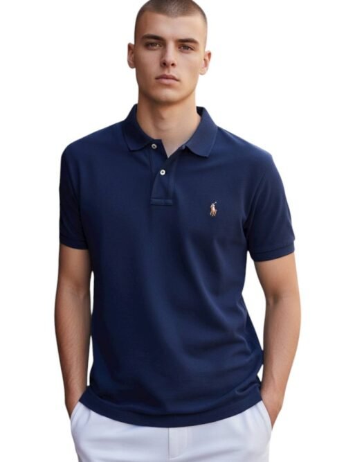 Polo Ralph Lauren Masculina Marinho Pony Colorido