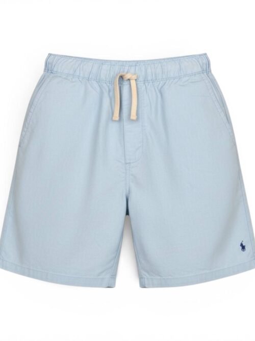 Bermuda Ralph Lauren Masculina Casual Puro Algodão cor Azul Bebê