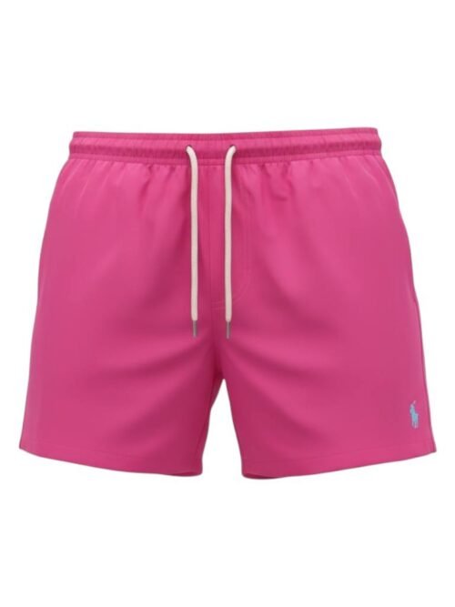 Shorts Ralph Lauren Masculino Praia Cor Rosa Fluorescente