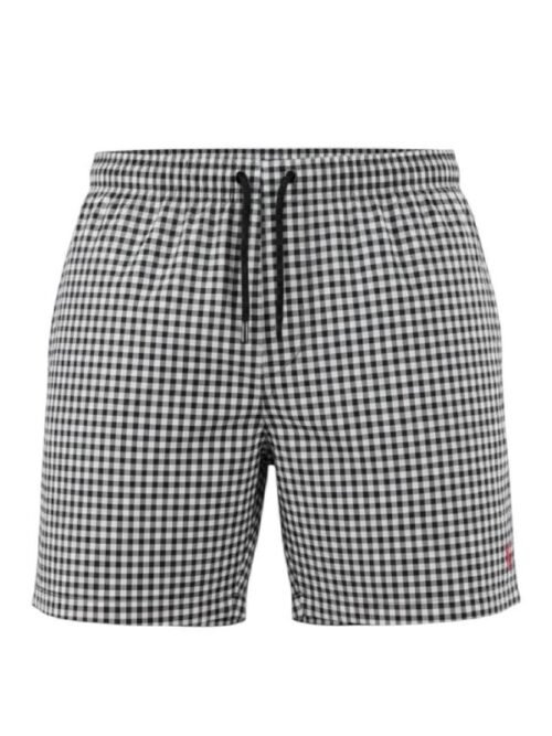 Shorts Ralph Lauren Masculino Xadrez Preto