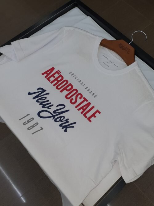 Camiseta Aeropostale Masculina Branca Estampa New York
