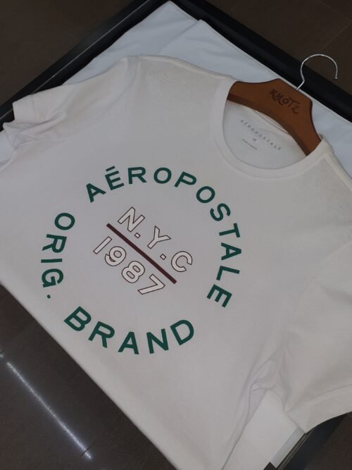 Camiseta Aeropostale Masculina Branca Estampa NYC 1987