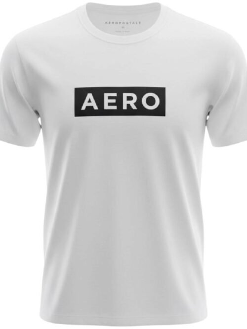 Camiseta Aeropostale Masculina Branca Estampa Clássica