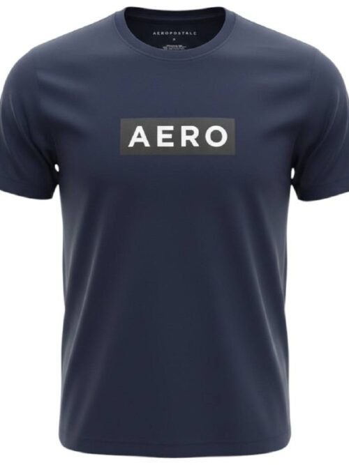 Camiseta Aeropostale Masculina Marinho Estampa Clássica