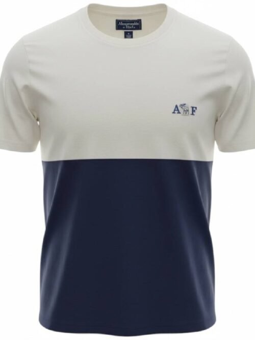 Camiseta Abercrombie Masculina Dual Color Logo Clássico
