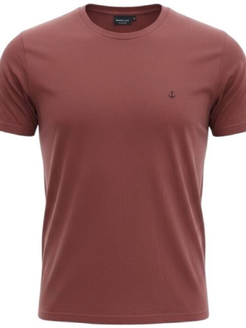 Camiseta Básica king&Joe Masculina Telha Logo Preto